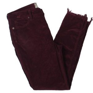 Free People Plum Corduroy Pant